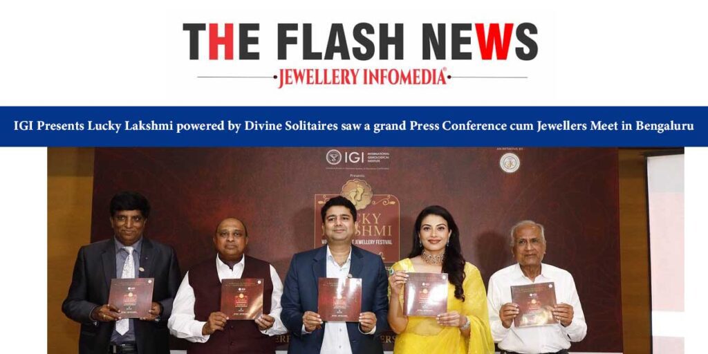 IGI Presents Lucky Lakshmi powered by Divine Solitaires saw a grand Press Conference cum Jewellers Meet in Bengaluru