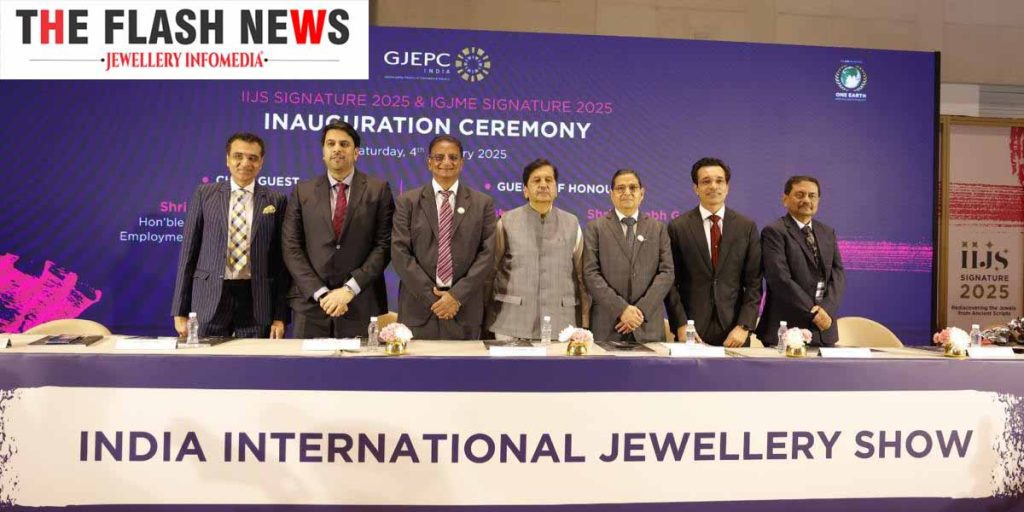 Hon’ble Minister Mangal Prabhat Lodha Inaugurates IIJS Signature 2025; Advocates Collaboration Between GJEPC and Maharashtra Govt. for Skill Development and Growth